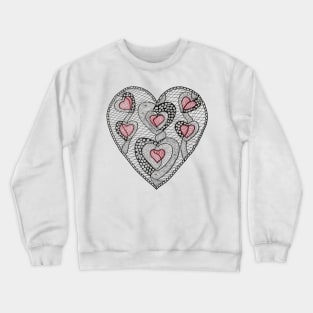 Hearts in hearts Crewneck Sweatshirt